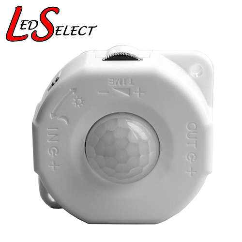 Sensor Motion Dome Small White Adjustable Time Strip 6-24V 8A **LOCAL STOCK**