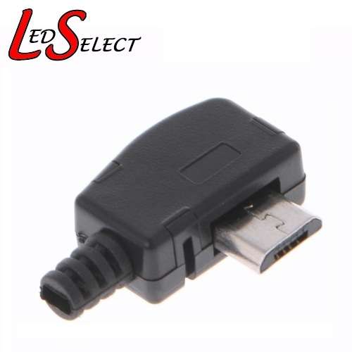 Connector Micro USB DIY 4pc 90Deg Right Angle Plug **LOCAL STOCK**