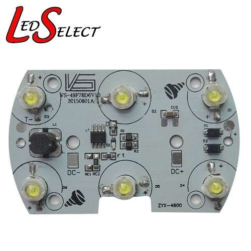 Circuit Board Aluminium with 6x 3W White Led 6500K Light DIY **LOCAL STOCK**