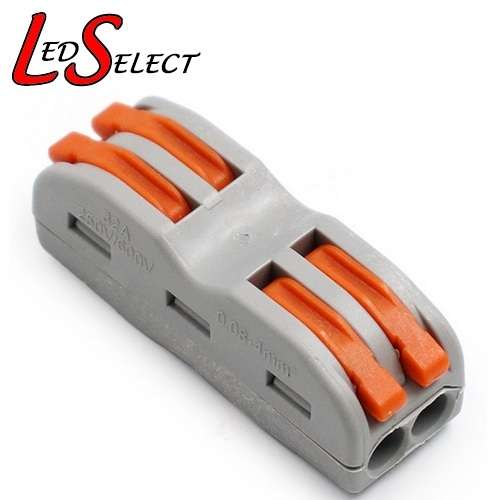 Wire Connector Double Sided Wago 2 Lever for 0.08mm to 4mm wire **LOCAL STOCK**