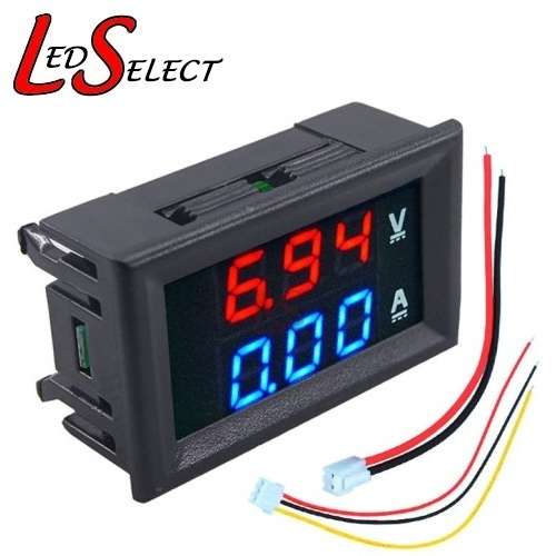 Voltage Voltmeter Ammeter DC 0-100V/ 0-10A  (Red /Blue) **LOCAL STOCK**
