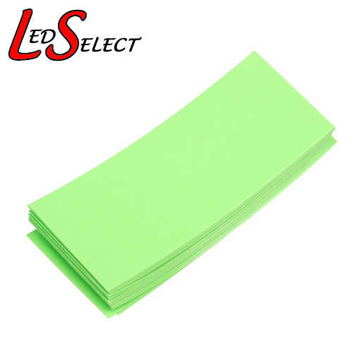Battery 18650 Sleeve Heat Shrink Tubing Green 72x30mm **LOCAL STOCK**
