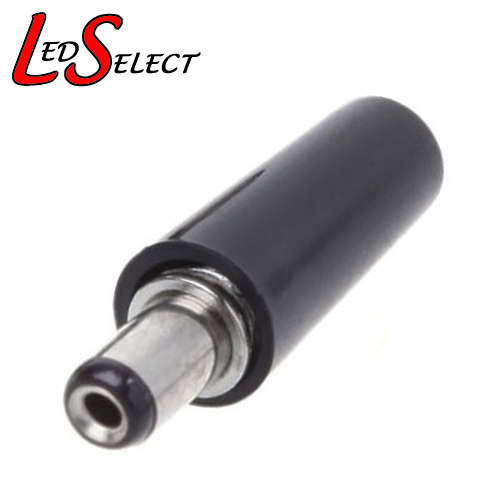 DC Plug Male 5.5mm x 2.1mm Connector Black **LOCAL STOCK**
