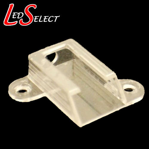 End Caps Square (Clear) for Aluminium Channel **LOCAL STOCK**