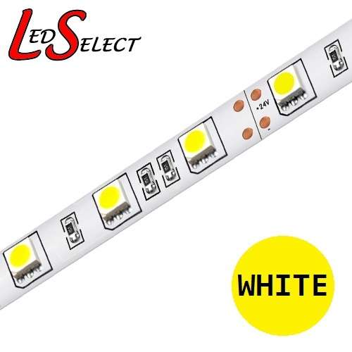 Led Strip Light 24V 5050-60Led/m 14.4W/m Cool White-Water Resistant *LOCAL STOCK**