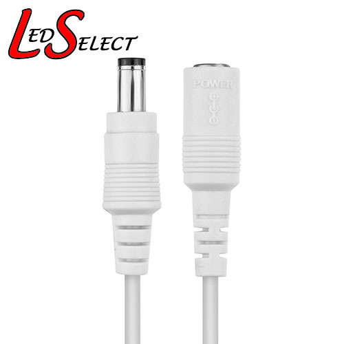 DC Power Plug 5.5mm x 2.1mm Extension Wire 270mm (Pair) **LOCAL STOCK**