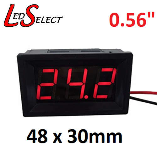 Voltmeter DC 4.5-30V Large 3 Digit Display **LOCAL STOCK**