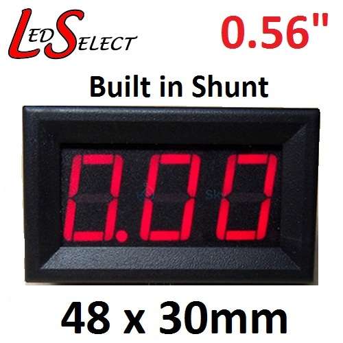 Meter Current/Amp 4-30V DC 0-20A (Red) **LOCAL STOCK**