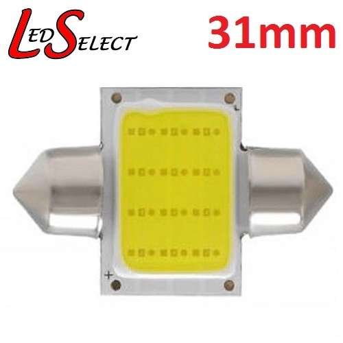 Car Vehicle Interior Cob Light 31mm 5W 12Led **LOCAL STOCK**
