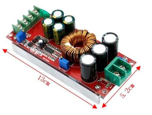 Step Up Boost 1200W 20A