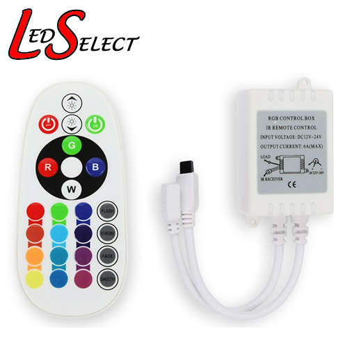 RGB Controller Dimmer with 24 Key IR Remote **LOCAL STOCK**