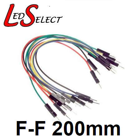 Wire Jumper Dupont Female - Female 200mm 1pc **LOCAL STOCK**