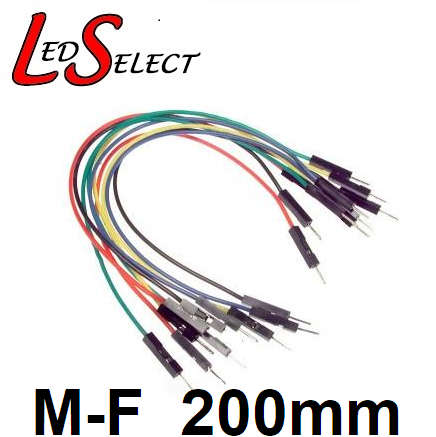 Wire Jumper Dupont Male - Female 200mm 1pc **LOCAL STOCK**
