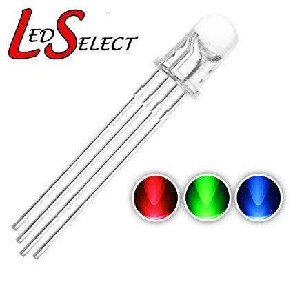5mm Led RGB 4 Leg (Red Green Blue) **LOCAL STOCK**