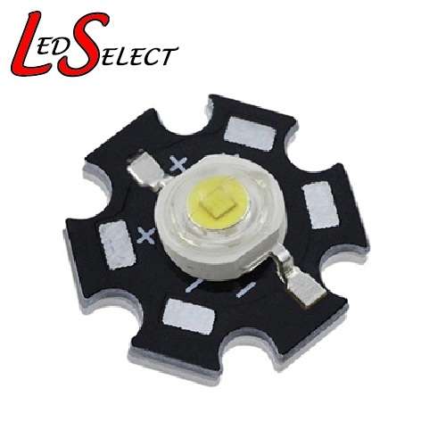 1W Led Cool White 8000K - 10000K on Aluminium Base **LOCAL STOCK**