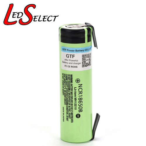 Battery 3.7V Lithium Ion 18650 Panasonic NCR18650B 3400mA + Tabs **LOCAL STOCK**