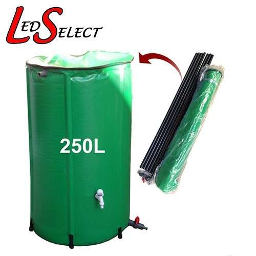 250L Collapsible PVC Rain Water Tank Barrel **LOCAL STOCK**