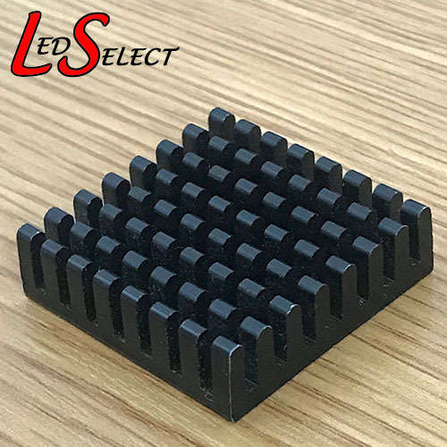 Heatsink 28 x 28 x 8mm Black **LOCAL STOCK**