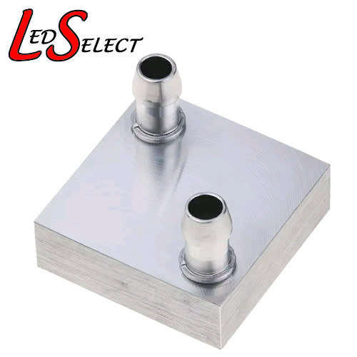 Heatsink Aluminium Water Cooling Block 40 x 40 x 12mm Top Outlet **LOCAL STOCK**