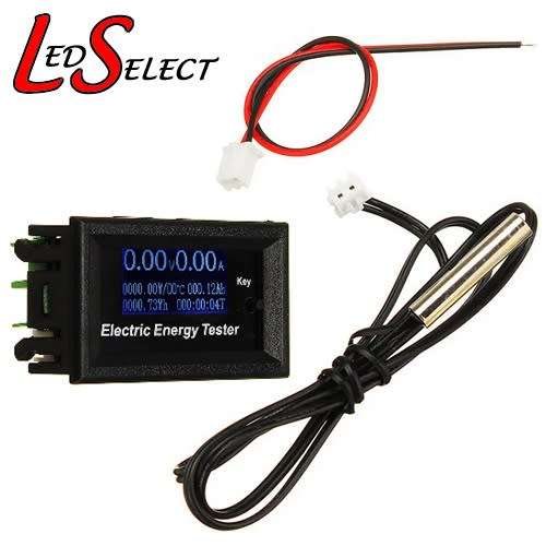 Wattmeter Watt Meter Volt Amp DC 120V 20A **LOCAL STOCK**