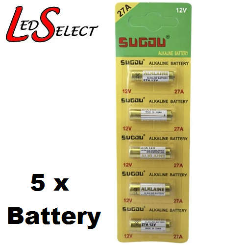 Battery Alkaline 12V 27A for Remote Control (5pc) **LOCAL STOCK**