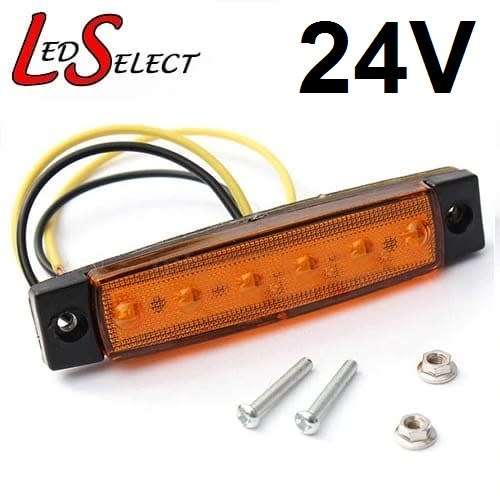 Led Side Marker for Truck / Car 24V Yellow **LOCAL STOCK**