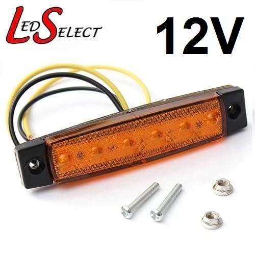 Led Side Marker for Truck / Car 12V Yellow **LOCAL STOCK**