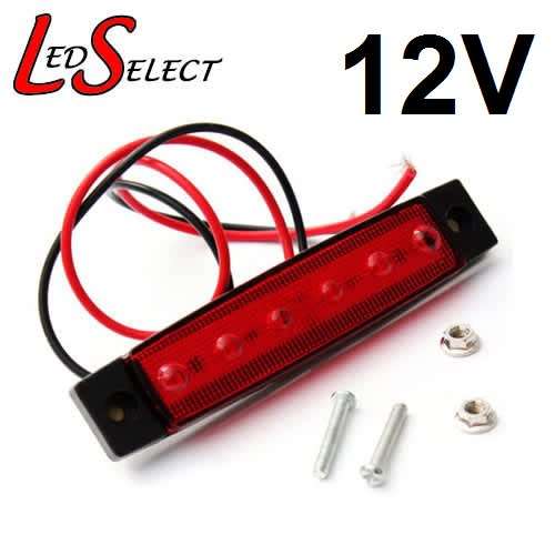 Led Side Marker for Vehicle 12V Red **LOCAL STOCK**
