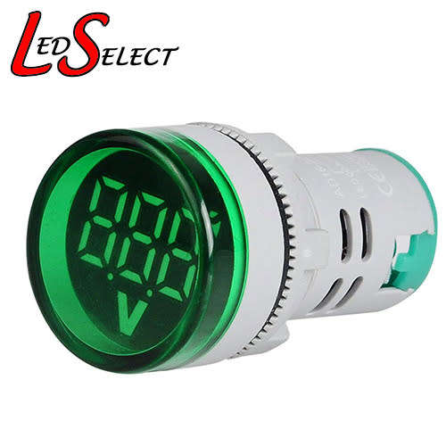 Voltmeter Voltage Meter Digital Display 22mm DC 5-60V Green **LOCAL STOCK**