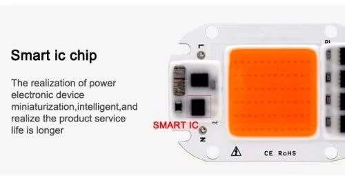 Led 50W Full Spectrum New Improved Plant Grow Light Chip 220V 380-840nm (Min 5pcs)**LOCAL STOCK**