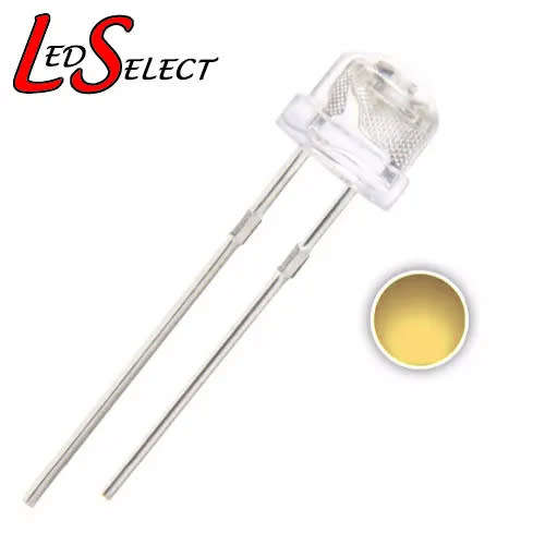 5mm Led Warm White Wide Angle **LOCAL STOCK**