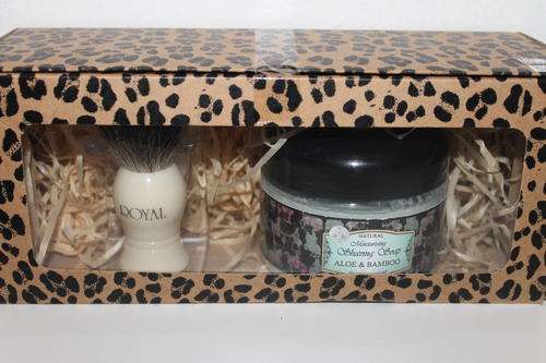 Mens shaving set (Badger brush, stand, shaving soap)