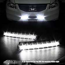Car Daylight Running Lights 8 led white
