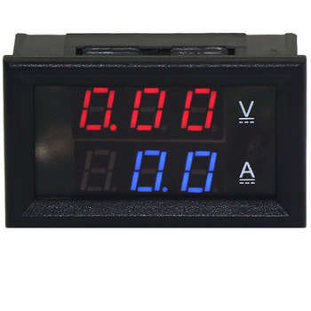 Voltmeter & Ammeter DC 0-100V/ 0-10A
