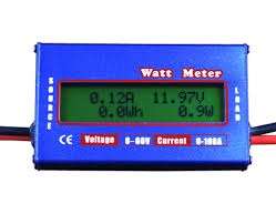Watt Meter 0-60V 0-100A