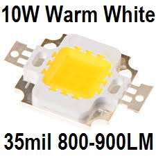 10W Led Warm White 3500K (26-32V/ 300mA)
