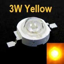 3W Led Yellow/Amber **IN STOCK**