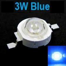 3W Led Blue 460-465nm 3.4-3.5V 600mA