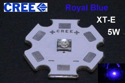 Cree 5W Led  XT-E Royal Blue **IN STOCK**