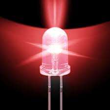 5mm Led Red Flashing Alarm light (Flashes on-off by itself) **IN STOCK**