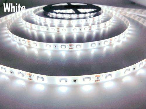 Led Flexible Strip 3014 60leds mtr Pure White Waterproof