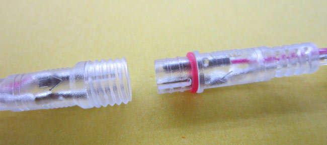 DC Plug 2-Pin Waterproof connecter set  2.1mm
