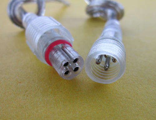 DC Plug 4-Pin Waterproof connecter set  2.1mm