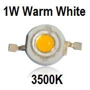 1W Led Warm White 3500K