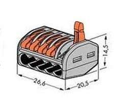 Connector 5 Lever for 0.08mm to 4mm wire