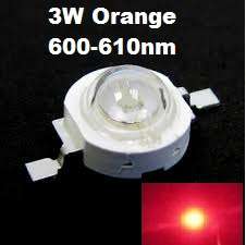 3W Led Orange 600-610nm