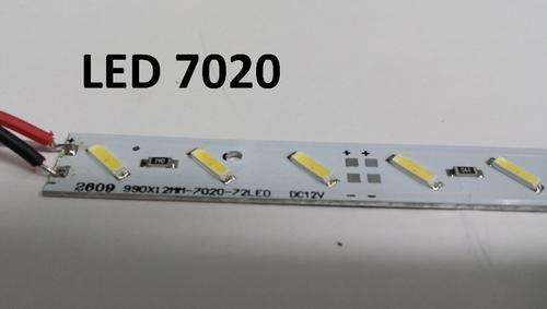 Led Strip Aluminium 7020 500mm long 10W White