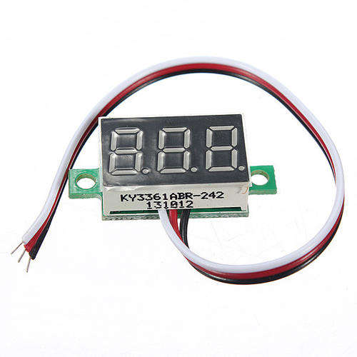 Voltmeter 0-32V Blue Colour