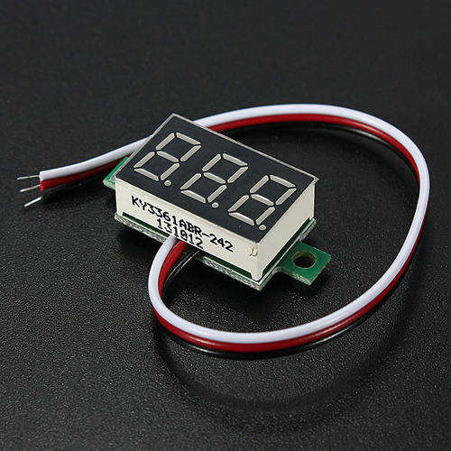 Voltmeter 0-32V Green Colour