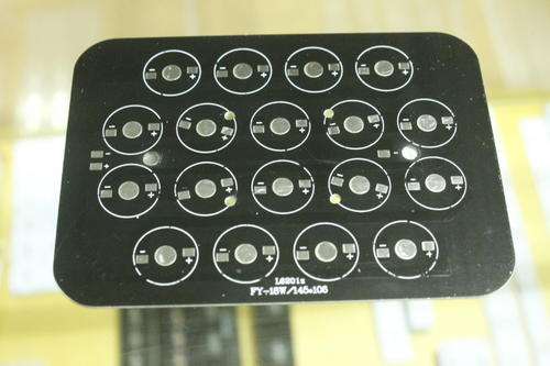 Aluminium Circuit Board for 18 Leds (1W, 3W,or 5W) 145x106x1,6mm